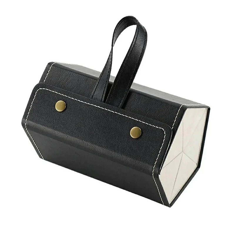 Multi-Layer Glasses Leather Storage Box